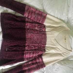 Multi colored sweater